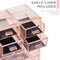 Sorbus Medium Makeup Organizer Set - (3 Large / 4 Small Drawers/Top Tray)